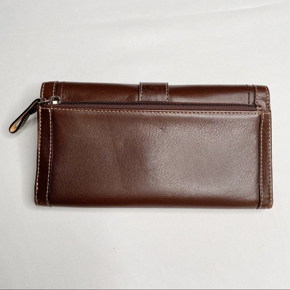 Coach Soho Dark Brown Leather TriFold Wallet - Picture 4 of 8